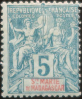 LP3972/258 - 1894 - COLONIES FRANÇAISES - SAINTE MARIE DE MADAGASCAR - N°4 NEUF* - Nuovi