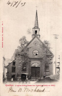 QUÉBEC - L'ÉGLISE NOTRE DAME DES VICTOIRE - PICCOLA ANIMAZIONE - CARROZZA - CARTOLINA FP SPEDITA NEL 1903 - Québec - La Cité