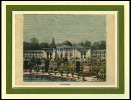 STUTTGART: Die Wilhelma, Kolorierter Holzstich Von Clerget Um 1880 - Prenten & Gravure