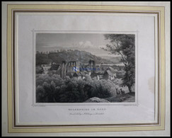 WALKENRIED/HARZ, Gesamtansicht, Stahlstich Von Rohbock/Poppel Um 1840 - Estampes & Gravures