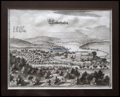 WESTERHOF, Gesamtansicht, Kupferstich Von Merian Um 1645 - Estampas & Grabados