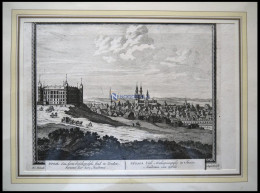 UPPSALA, Gesamtansicht, Kupferstich Von Schenk Um 1702 - Lithographies