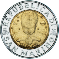 Monnaie, Saint Marin , 500 Lire, 1996, Rome, TTB+, Bimétallique, KM:357 - San Marino