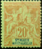 LP3972/260 - 1894 - COLONIES FRANÇAISES - SAINTE MARIE DE MADAGASCAR - N°7 NEUF* - Unused Stamps