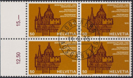 1975 Schweiz ET ° Zum: CH 570, MI: CH 1060, Denkmalpflege Und Heimatschutz - Usati