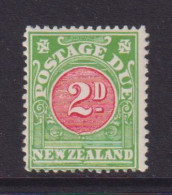 NEW ZEALAND  - 1904-28 Postage Due  Wmk Single Lined NZ And Star Close 2d Hinged Mint - Fiscaux-postaux