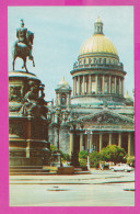 307119 / Russia Leningrad - Saint Isaac's Cathedral Or Isaakievskiy Sobor , Monument Horseman PC Intourist USSR  - Kirchen U. Kathedralen