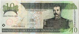 REPUBLIQUE DOMINICAINE - 10 Pesos Oro 2003 - Dominicaine