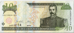 REPUBLIQUE DOMINICAINE - 10 Pesos Oro 2000 (AW826734) - Dominikanische Rep.