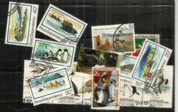 FAUNA Of NEW-ZEALAND Antarctic Ross Dependency + Australian Antarctic. Lot Of 15 In Fine Used Condition. # 1 - Mezclas (max 999 Sellos)