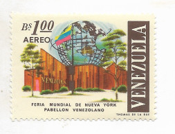 VENEZUELA 1965 NEW YORK WORLD FAIR GLOBE MAP MI 1624 MNH - Venezuela