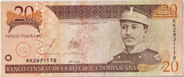 REPUBLIQUE DOMINICAINE - 20 Pesos Oro 2003 (KK2831178) - Dominicaanse Republiek