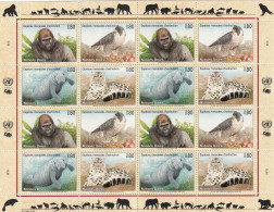 Naciones Unidas Ginebra Nº 243 Al 246 En Hoja De 4 Series - Unused Stamps