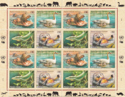 Naciones Unidas Ginebra Nº 401 Al 404 En Hoja De 4 Series - Unused Stamps