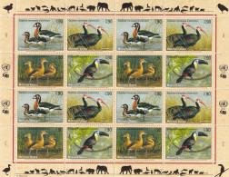 Naciones Unidas Ginebra Nº 478 Al 481 En Hoja De 4 Series - Unused Stamps