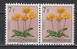 Paire De Timbres Neufs** Du Congo Belge De 1952 Fleurs MNH N° 318 - Ongebruikt