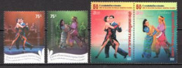 Thailand - Argentina MNH Joint Issues Set - Danse