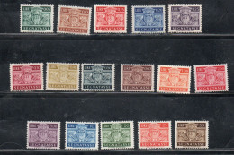 REPUBBLICA DI SAN MARINO 1945 SEGNATASSE POSTAGE DUE TASSE TAXE SERIE COMPLETA MNH - Portomarken