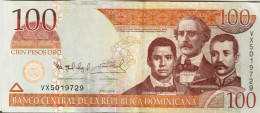 REPUBLIQUE DOMINICAINE - 100 Pesos Oro 2010 (VX5019729) - República Dominicana
