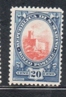 SAN MARINO 1929 1935 VEDUTA VIEW  PALAZZO DEL CONSIGLIO COUNCIL PALACE BUSTO LIBERTA' BUST OF FREEDOM CENT. 20c MNH - Neufs