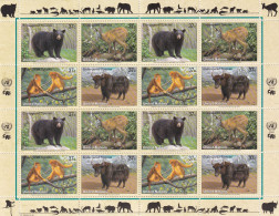 Naciones Unidas Nueva York Nº 927 Al 930 En Hoja De 4 Series - Unused Stamps