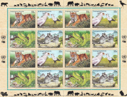 Naciones Unidas Nueva York Nº 803 Al 806 En Hoja De 4 Series - Unused Stamps