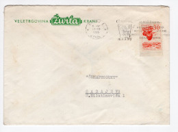 1966. YUGOSLAVIA,SLOVENIA,KRANJ,ŽIVITA HEADED COVER,FLAM - Cartas & Documentos