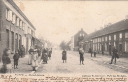 1 Oude Postkaart  Putte  Bij Mechelen   Mechelsebaan  1903   Uitgever Schrijvers - Putte