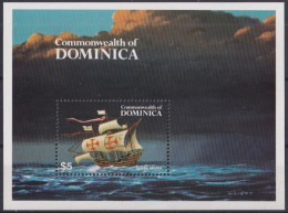 F-EX46965 DOMINICA MNH 1984 DISCOVERY COLUMBUS SHIP SANTA MARIA BARCO.  - Christoph Kolumbus