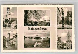 42723641 Dillingen Donau Schloss Platz Kirche Donaubruecke Denkmal  Dillingen A. - Dillingen