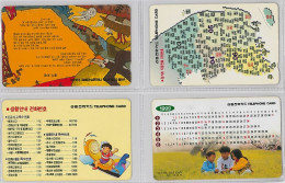 LOT 4 PHONE CARD- COREA DEL SUD (E30.23.5 - Corée Du Sud