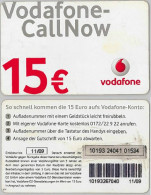 PREPAID PHONE CARD- VODAFONE-GERMANIA (E30.17.4 - Cellulari, Carte Prepagate E Ricariche