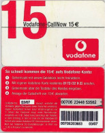 PREPAID PHONE CARD- VODAFONE-GERMANIA (E30.17.2 - [2] Prepaid