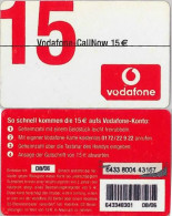 PREPAID PHONE CARD- VODAFONE-GERMANIA (E30.17.1 - [2] Prepaid