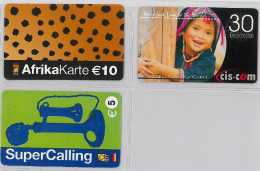 LOT 3 PREPAID PHONE CARD- GERMANIA (E30.2.1 - [2] Mobile Phones, Refills And Prepaid Cards