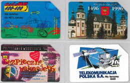LOT 4 PHONE CARD- POLONIA (E29.39.5 - Pologne