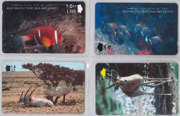 LOT 4 PHONE CARD- OMAN (E28.34.5 - Oman