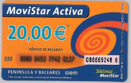 PREPAID PHONE CARD- ISOLE BALEARI (E28.27.6 - Otros & Sin Clasificación