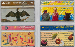 LOT 4 PHONE CARD- ISRAELE (E27.21.1 - Israel