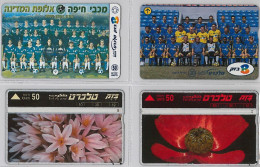 LOT 4 PHONE CARD- ISRAELE (E27.13.5 - Israel