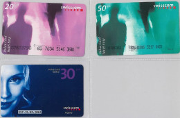 LOT 3 PREPAID PHONE CARD- SVIZZERA (E26.28.1 - Schweiz