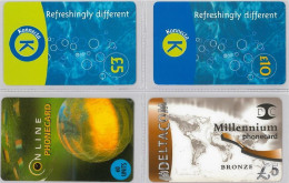 LOT 4 PREPAID PHONE CARD- REGNO UNITO (E25.43.1 - BT Global Cards (Prepaid)