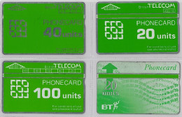 LOT 4 PHONE CARD- REGNO UNITO (E25.18.1 - BT Emissions Générales