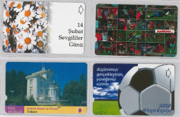 LOT 4 PHONE CARD- TURCHIA (E24.26.5 - Türkei