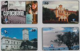 LOT 4 PHONE CARD- BRASILE (E38.79.1 - Brasilien