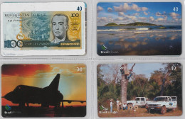 LOT 4 PHONE CARD- BRASILE (E38.49.1 - Brasilien