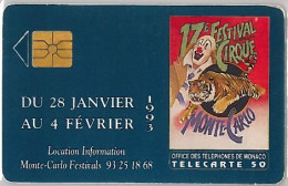 PHONE CARD - MONACO (E36.37.6 - Monace