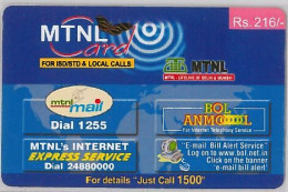 PREPAID PHONE CARD-INDIA (E36.26.7 - India