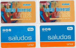 LOT 4 PREPAID PHONE CARD-SPAGNA (E35.35.1 - Sonstige & Ohne Zuordnung