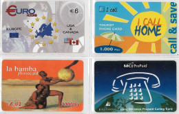 LOT 4 PREPAID PHONE CARD-SPAGNA (E35.37.1 - Altri & Non Classificati